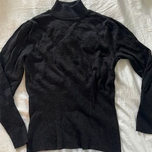 Pendleton 100% merino wool, braided ribbed waist turtleneck